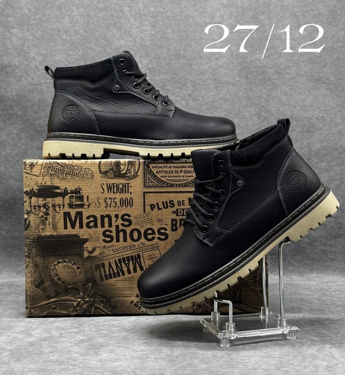 ботинки мужские зимние,,тимберленд ботинки мужские кожаные зимние,зимняя мужская ,мужские ботинки