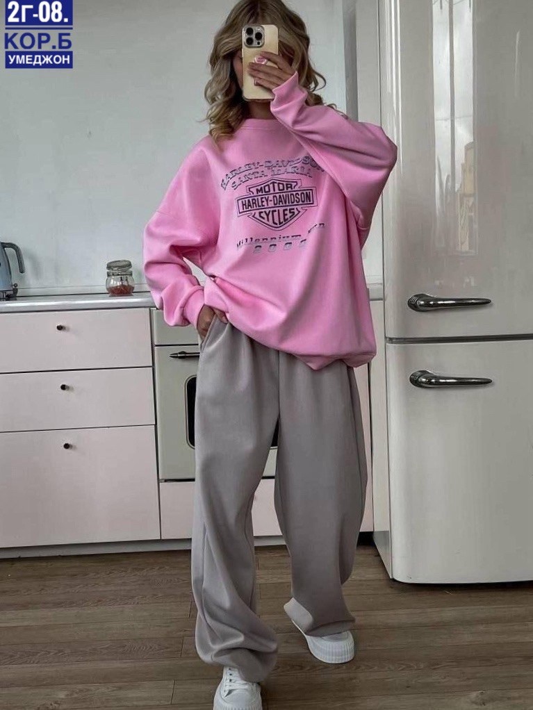 костюмы спортивные женские,костюмы женские,свитшот женская,розовый свитшот,оверсайз спортивный костюм