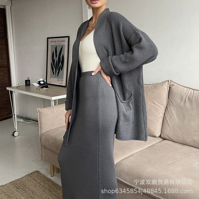 вязаный костюм с юбкой,костюм с юбкой повседневный,юбка миди из шёлка 12storeez,трикотажные костюмы женские с юбкой,вязаные костюмы женские с юбкой