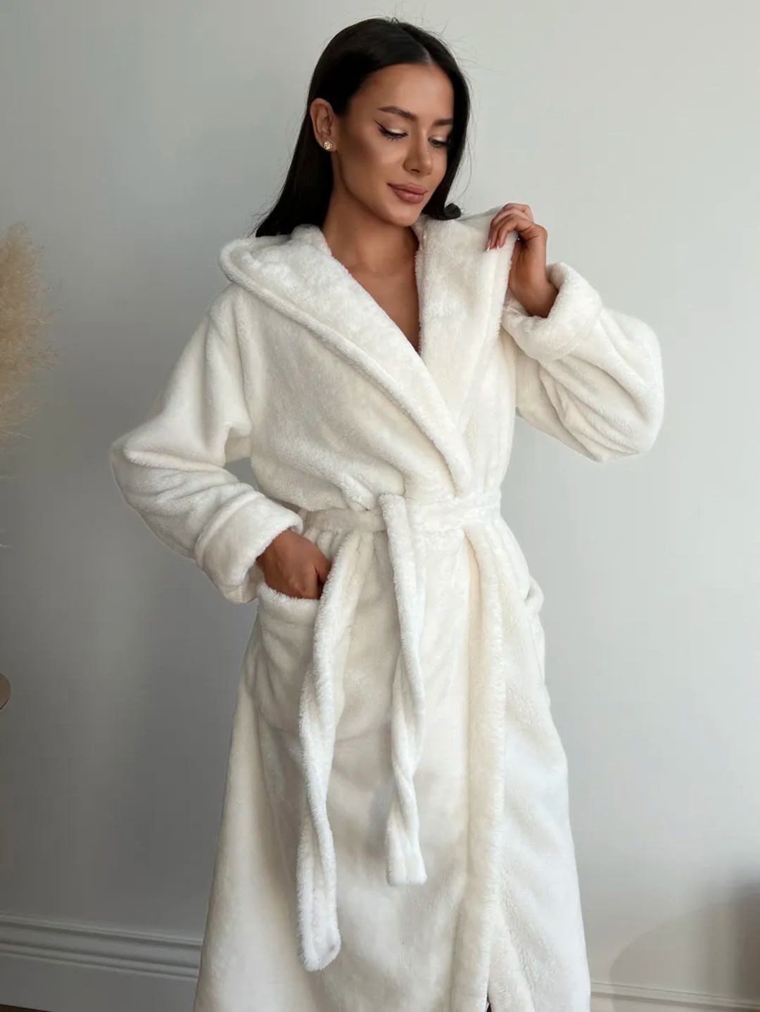 женский махровый халат с капюшоном,махровый халат женский,махровый халат с капюшоном для дома,халат махровый,халат с капюшоном