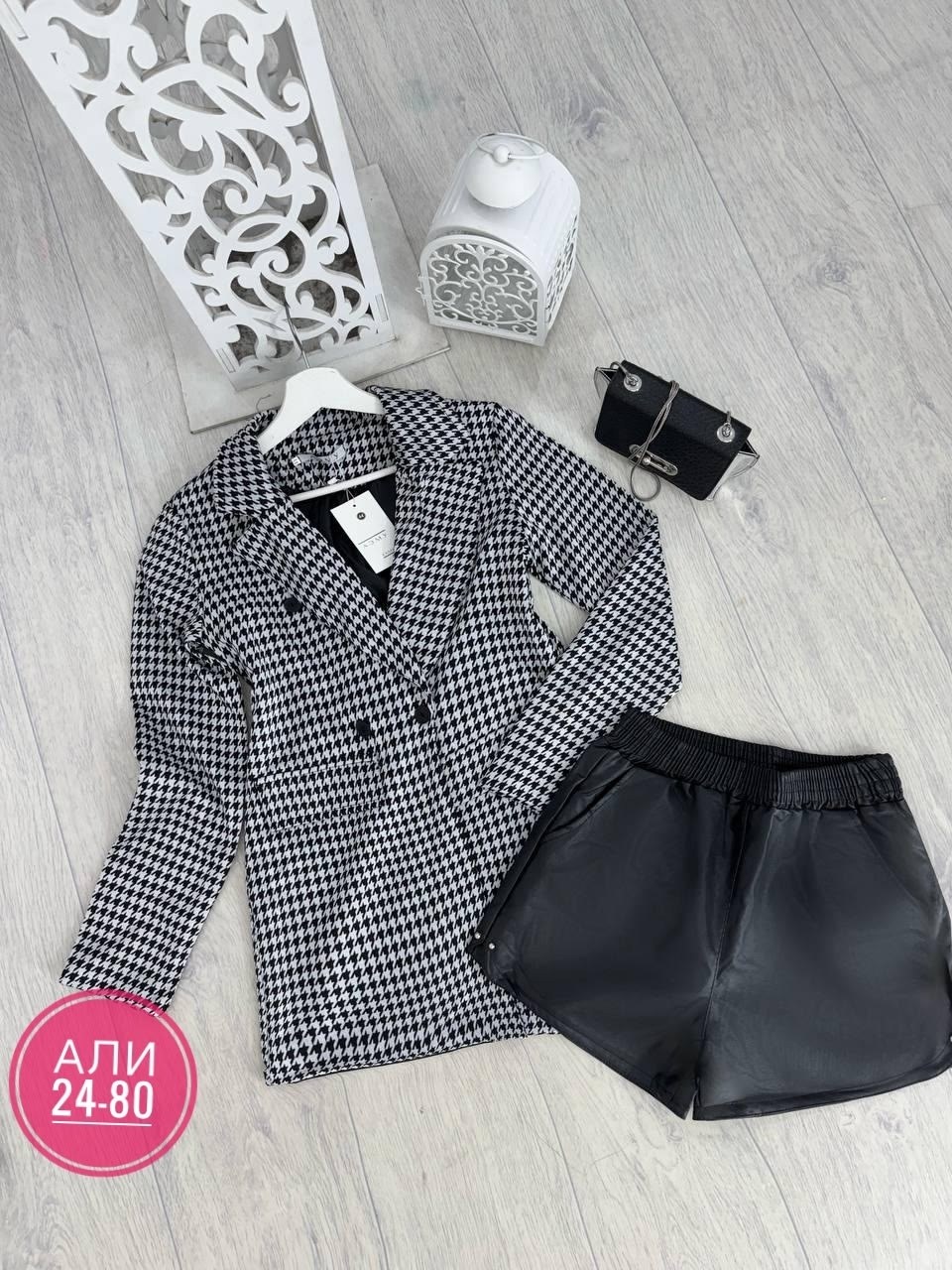 женский костюм двойка,пиджак гусиная лапка,модные костюмы,женские костюмы с юбкой,женские костюмы