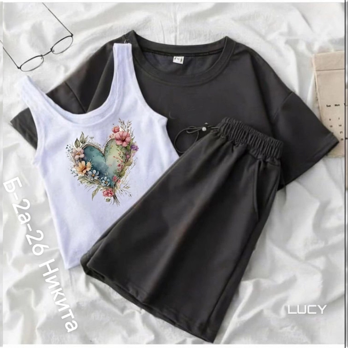 костюмы комплекты,костюмы женские,комплект с футболками,костюм шортами,одежд