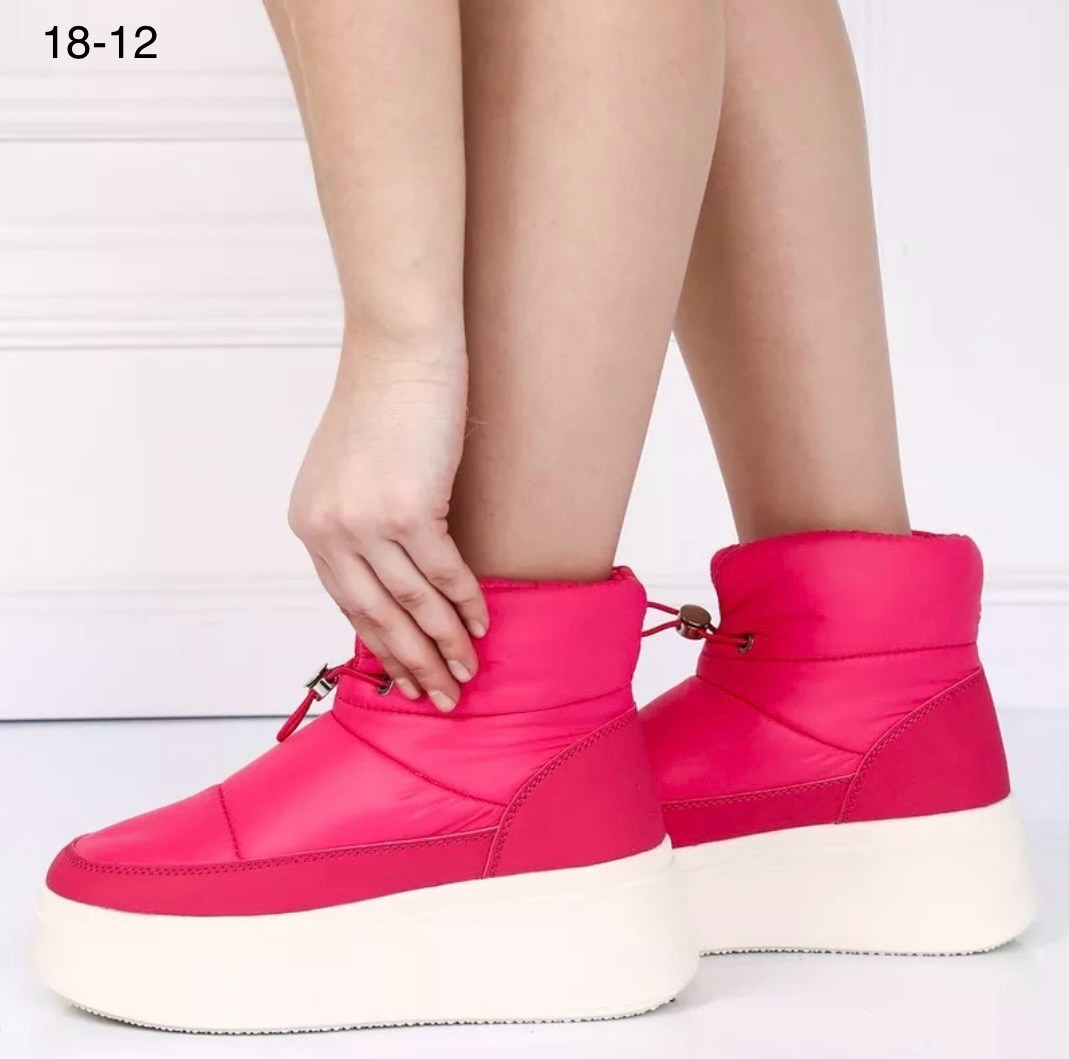 ,сапоги на платформе зимние дутики,дутики зимние женские, теплая,зимние дутики