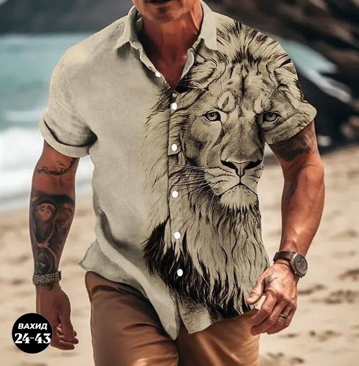 пляжная рубашка мужская,мужская рубашка с короткими рукавами,мужская рубашка,рубашка с рисунком,повседневная рубашка