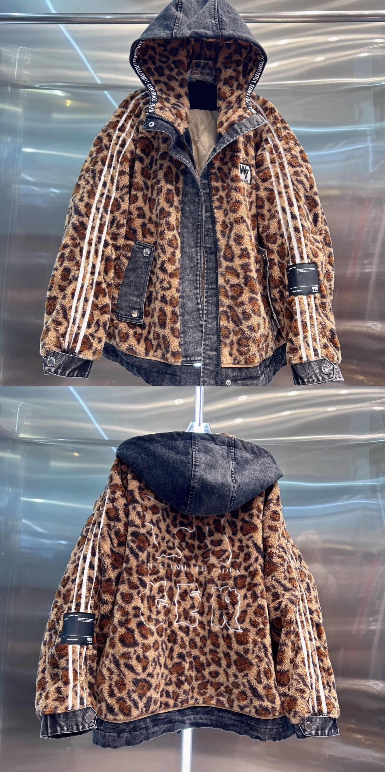 мужская леопардовая куртка zongke с капюшоном,,леопардовая куртка,шуба куртка,куртка модная,зимние куртки