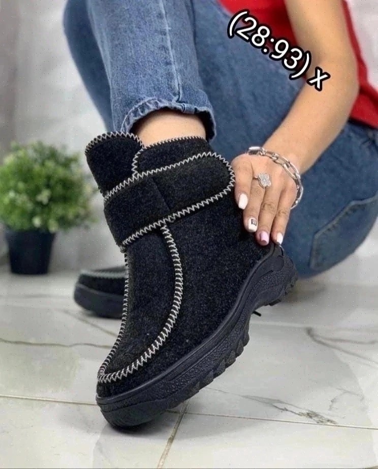 , женская зимняя,войлочная ,женские угги войлочные утепленные,полусапожки теплые