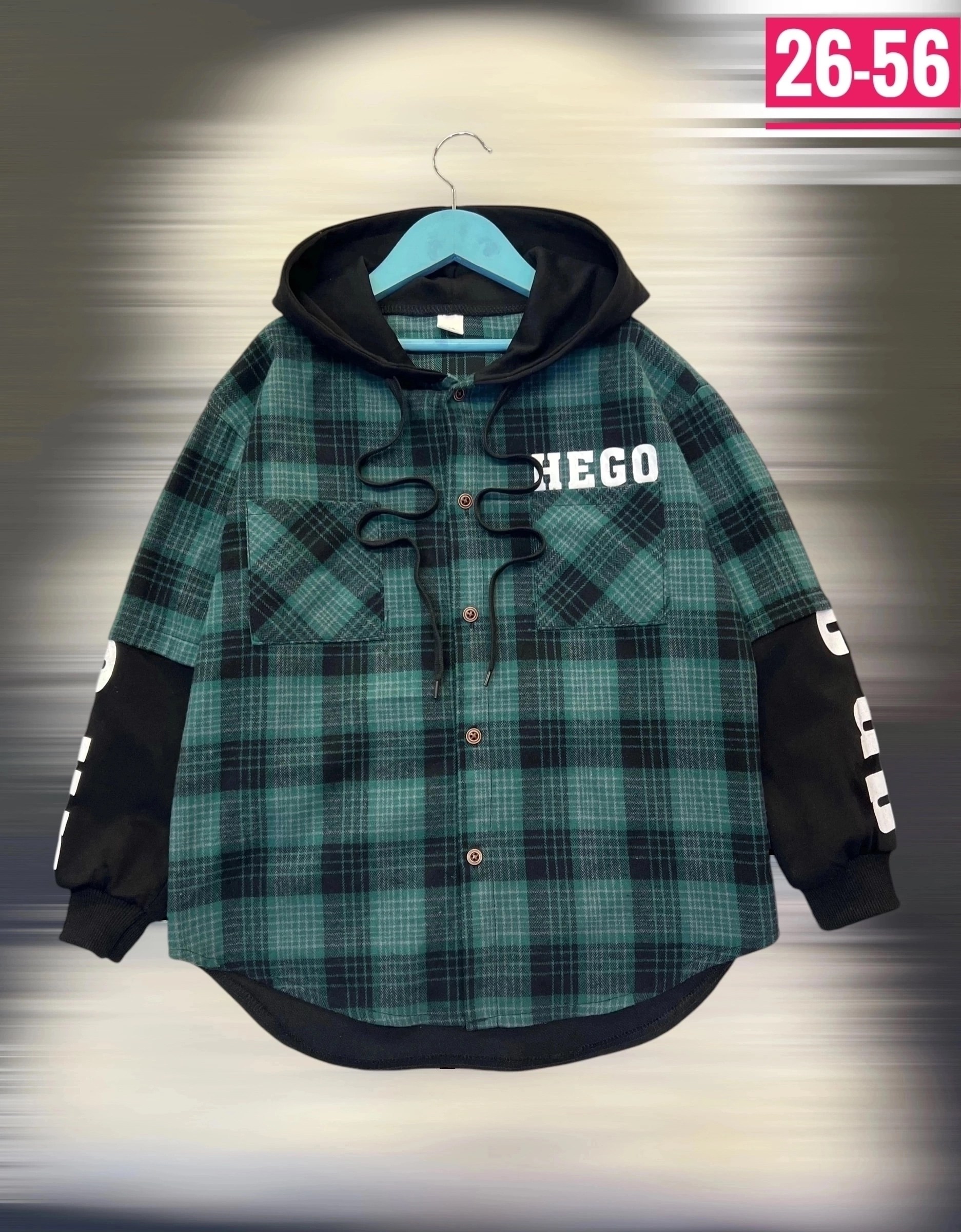 рубашка для мальчика,рубашка с капюшоном,детская рубашка,рубашка с капюшоном для мальчика,рубашка в клетку с капюшоном