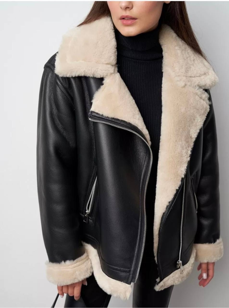 дубленка укороченная,стильная дубленка,дубленка женская,дубленка женская зимняя авиатор,дубленка авиатор зимняя