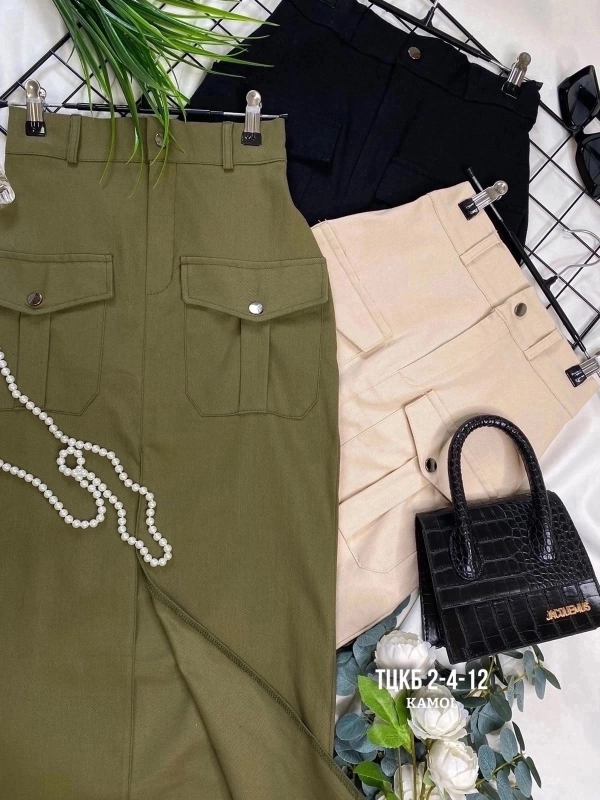 юбка карго,юбка карго с карманами,юбки женские,юбка карго миди с накладными карманами,юбка карго миди