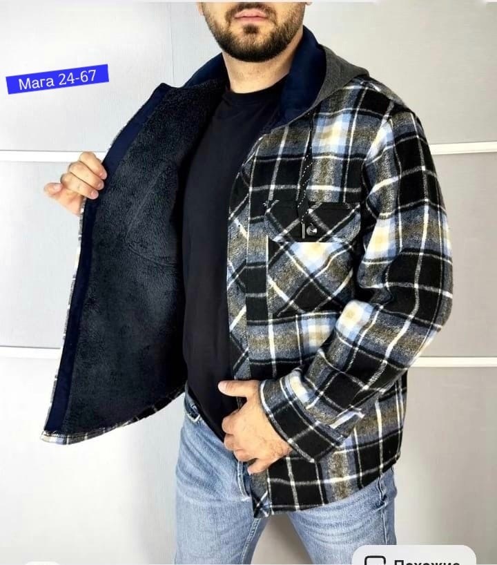 куртка рубашка,теплая куртка,утепленная рубашка,рубашка с капюшоном мужская,куртка