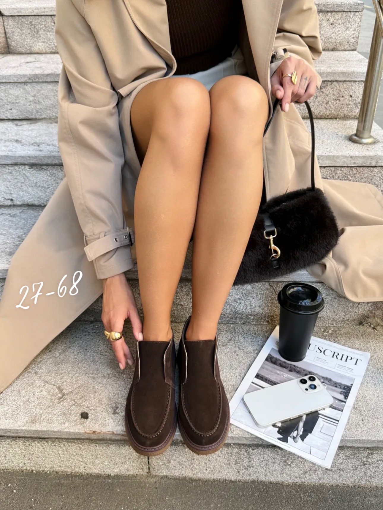 замшевые ботинки,, женская,замшевые лоферы,повседневная