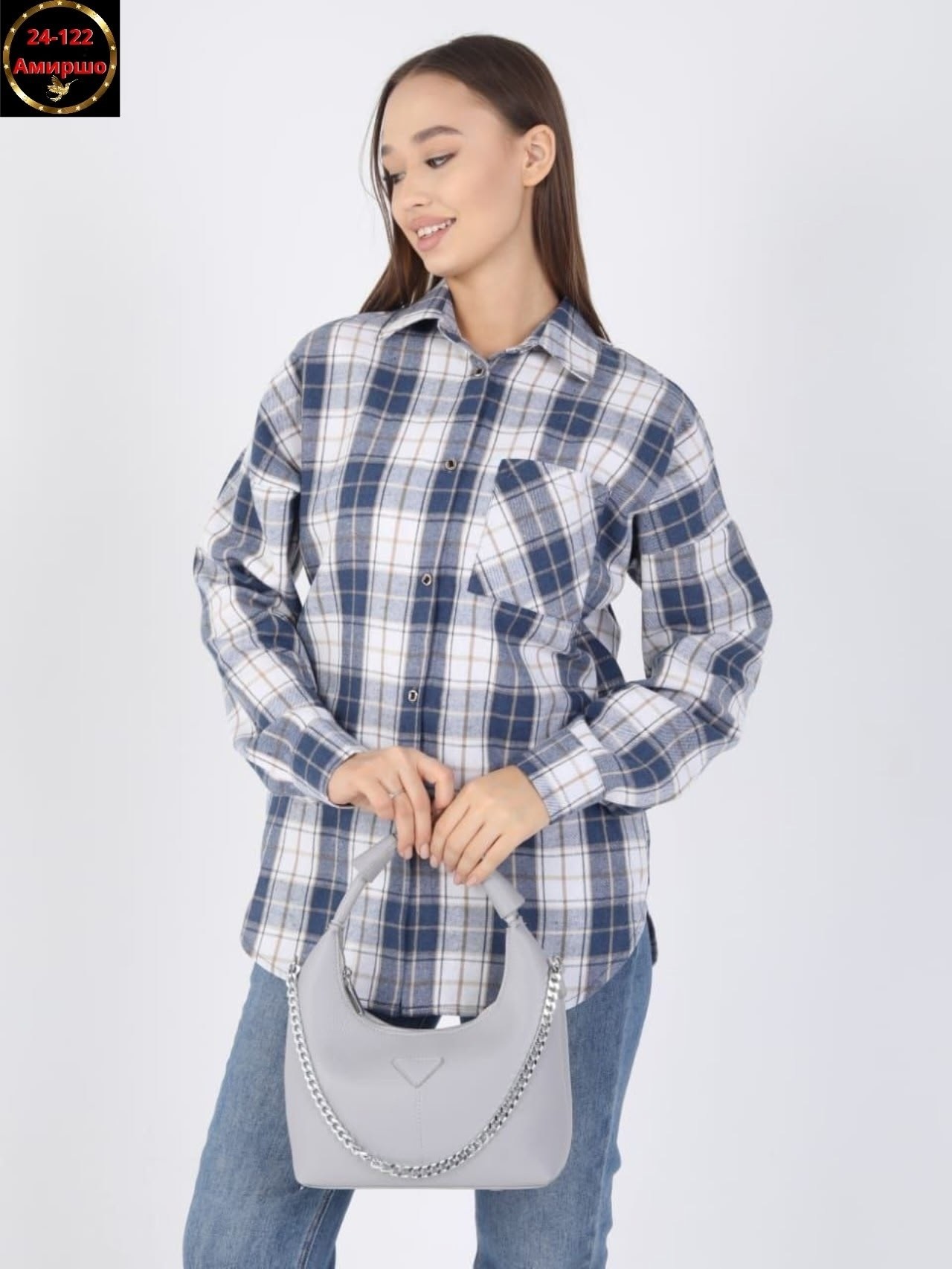 рубашка модная,cecil рубашка женская в клетку,рубашка женская в клетку,женская рубашка в клетку оверсайз,рубашка в клетку
