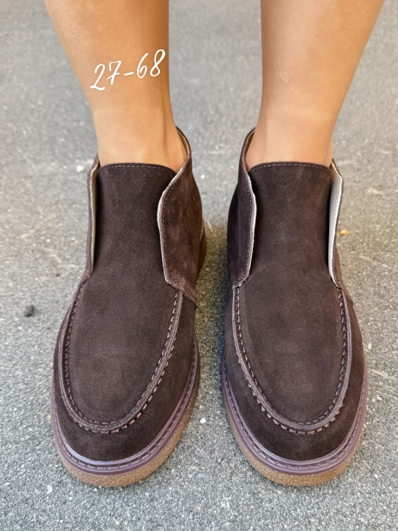 замшевые ботинки,, женская,замшевые лоферы,повседневная