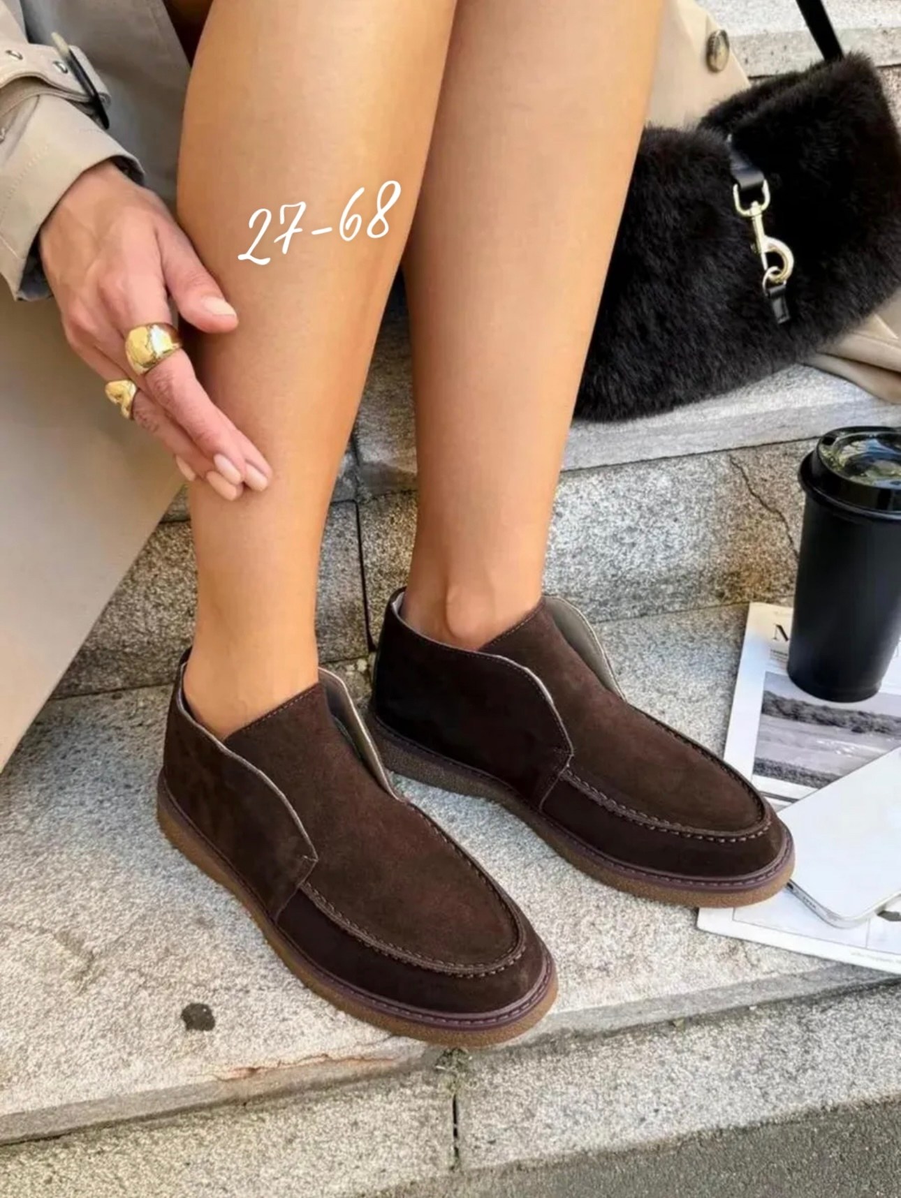 замшевые ботинки,, женская,замшевые лоферы,повседневная