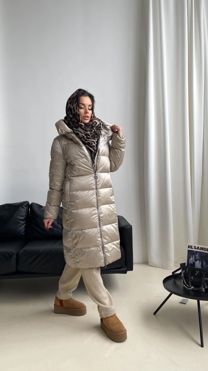 длинные пуховики,бежевый пуховик,пуховик женский,пуховик,пальто пуховик