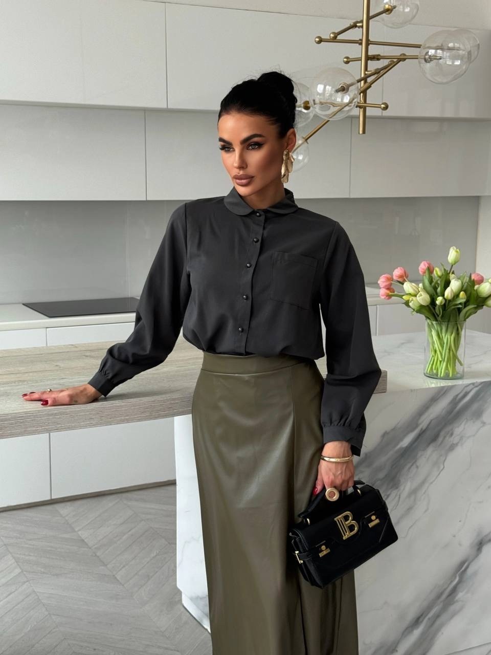 кожаная юбка,атласная юбка,юбка модная,женский юбки,стильная юбка