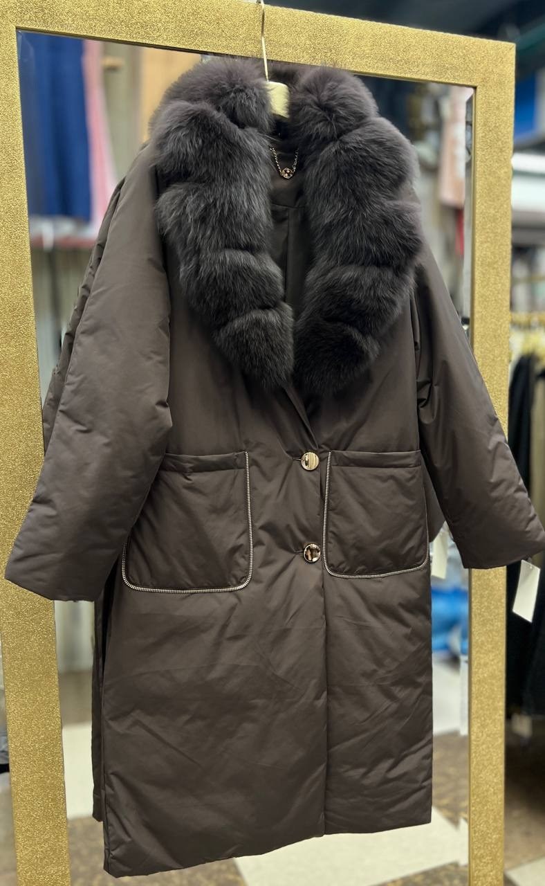 зимние пуховики женские,пуховик женский,пуховики с мехом,зимняя парка с натуральным мехом,парка женская с натуральным мехом