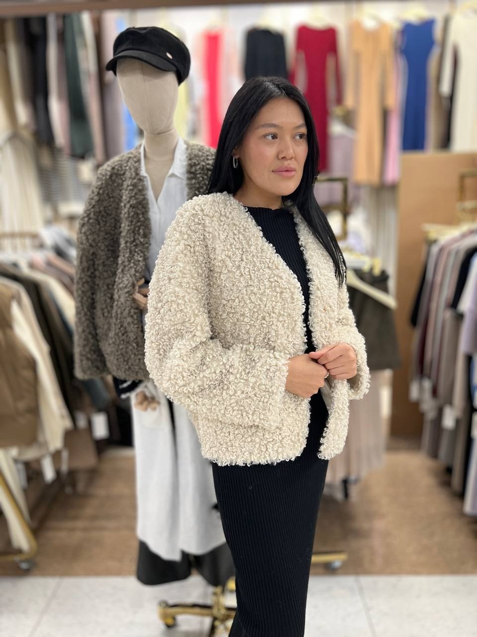 куртка из чебурашки женская,пальто из искусственного меха,куртка меховая,кофта барашек,куртка из искусственного меха