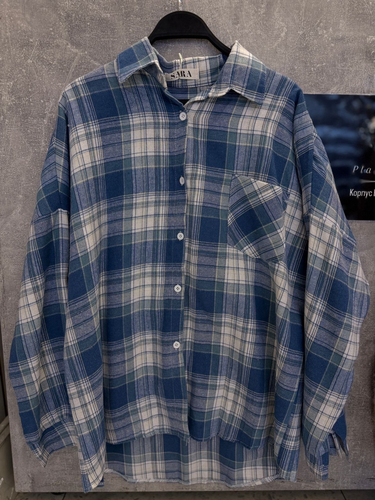 рубашка в клетку женская,клетчатая рубашка,рубашка,рубашка хлопок,рубашка оверсайз в клетку