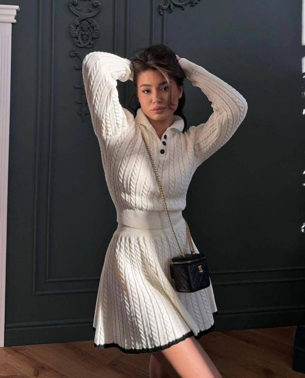 вязаный костюм женский с юбкой,костюм с юбкой вязаный,костюм с юбкой трикотажный,костюм юбка и кофта,вязаный костюм с юбкой теплый