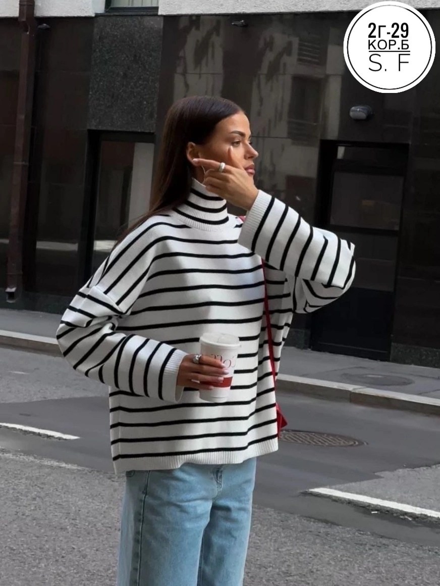 свитер с полоска,свитера женские,свитер кашемир,модный женский свитер,модные свитера