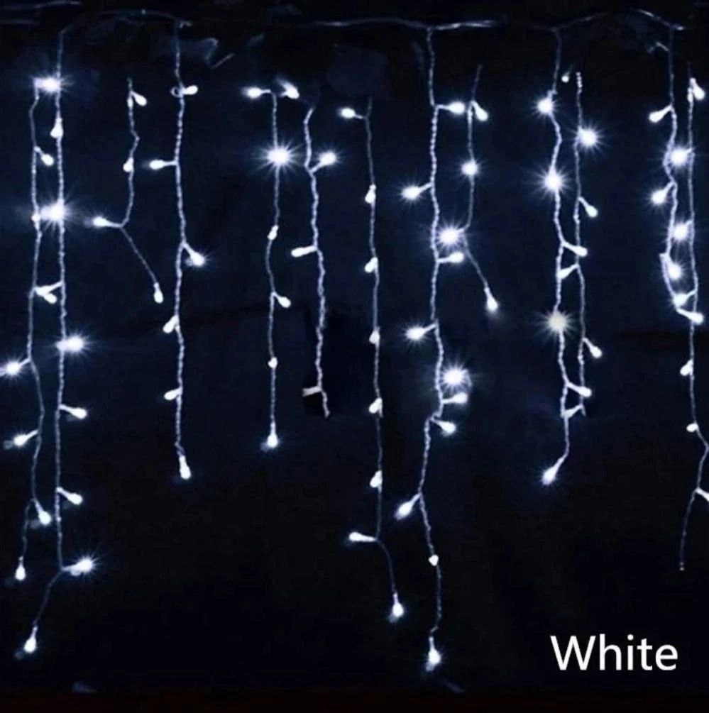 новогоднее украшение дома снаружи,украшение дома к новому году снаружи,новогоднее украшение дома,украшение домов гирляндами,led christmas icicle lights