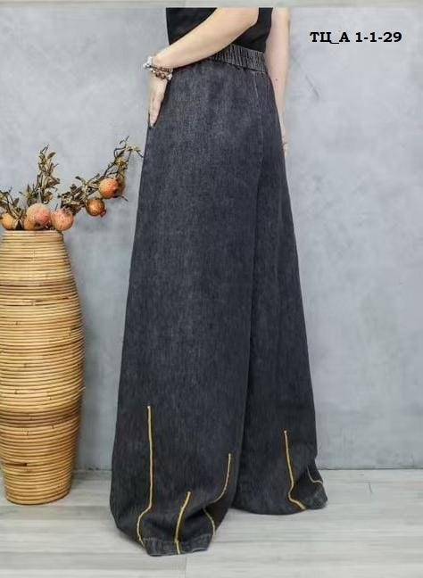 джинсовые широкие брюки,брюки с широкими штанинами,джинсовые брюки,широкие брюки,широкие джинсы