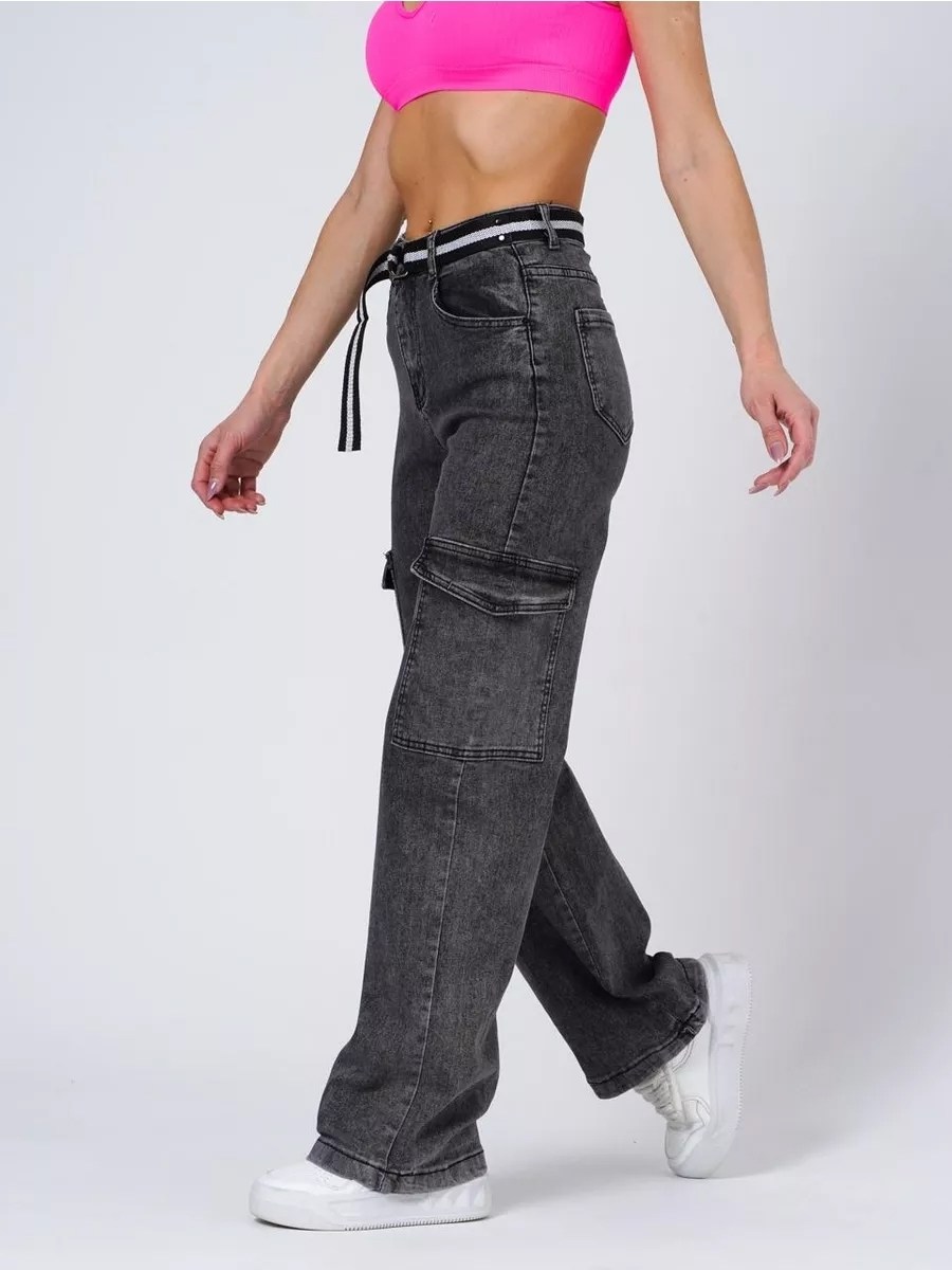 джинсы женские карго,джинсы карго,джинсы с карманами,джинсы карго с накладными карманами,джинсы карго трубы женские