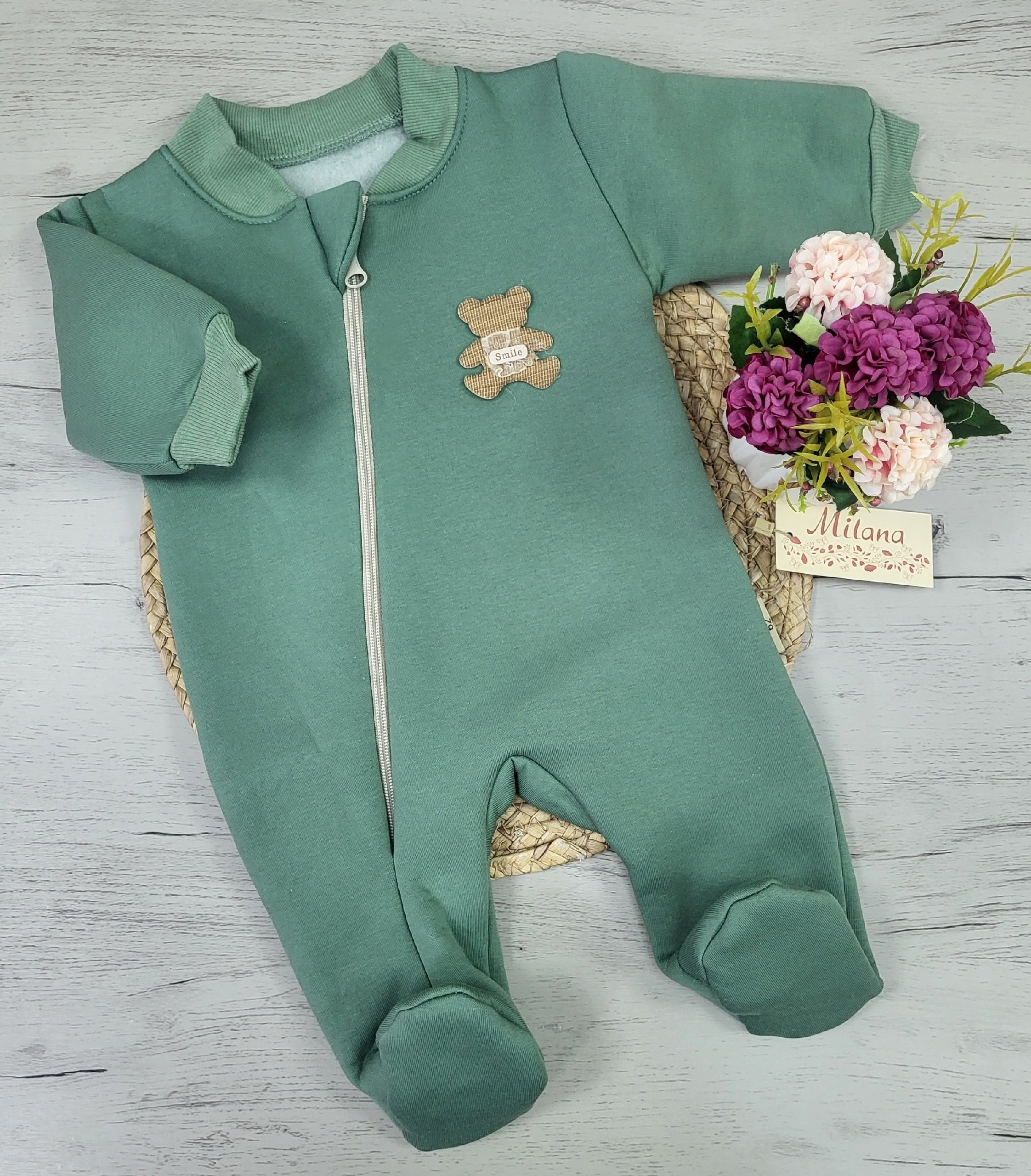 комбинезон слип карапузик голубой,комбинезон для новорожденного,комбинезон детский,комплект комбинезон,комбинезон нательный для новорожденных