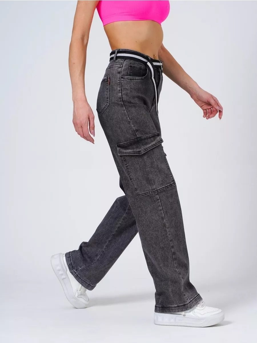 джинсы женские карго,джинсы карго,джинсы с карманами,джинсы карго с накладными карманами,джинсы карго трубы женские