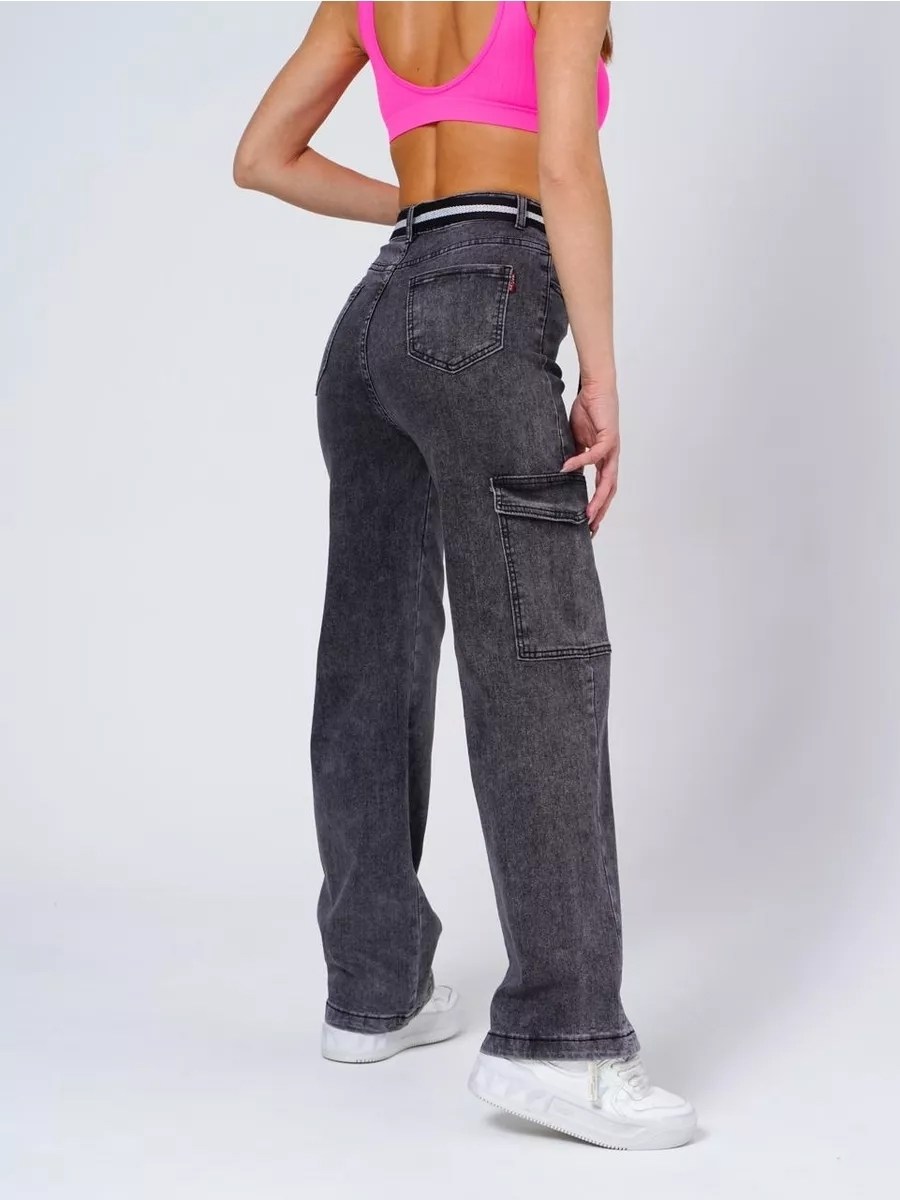 джинсы женские карго,джинсы карго,джинсы с карманами,джинсы карго с накладными карманами,джинсы карго трубы женские