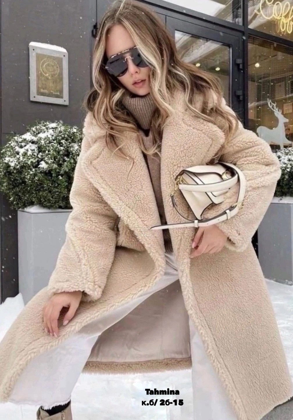 пальто модное,зимний стиль,образы с шубой тедди,зимний стиль одежды,шуба модная