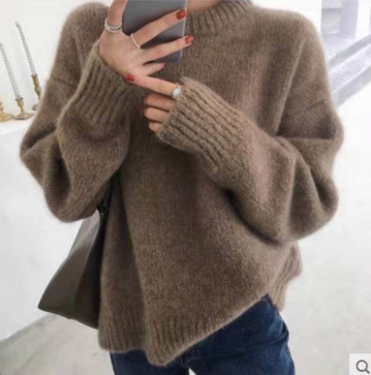 свободный свитер,свитер для женщин,женский свитер,пуловер оверсайз,женский свободный свитер