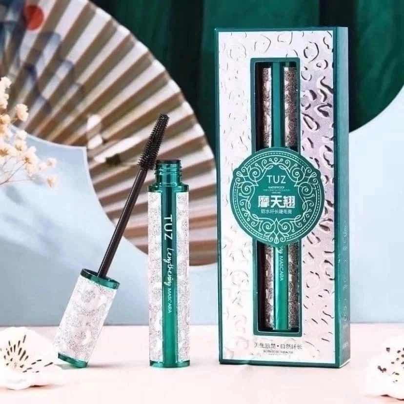 водостойкая тушь для ресниц tuz,водостойкая тушь для ресниц tuz супер объём,тушь tuz lengthening mascara,tuz тушь для ресниц подкручивание и удлинение,тушь для ресниц tuz