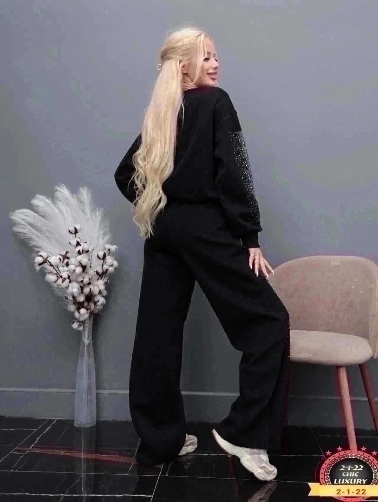 трикотажные костюмы,костюм со стразами,костюм двойка со стразами,костюм с блестками,повседневный костюм