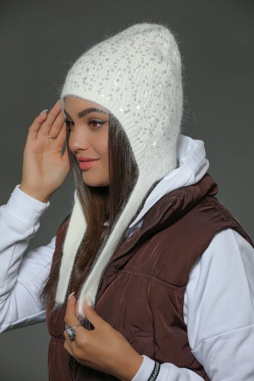 шапка вязаная женская,комплект шапки,шапка для женщин,шапка женская,женская шапка бини