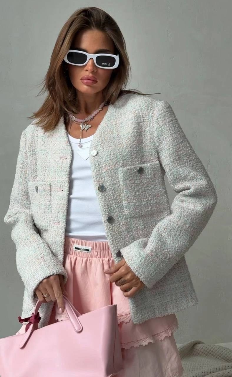 женский твидовый пиджак,жакет,твидовый костюм,твидовый костюм с юбкой,алиэкспресс жакет твидовый