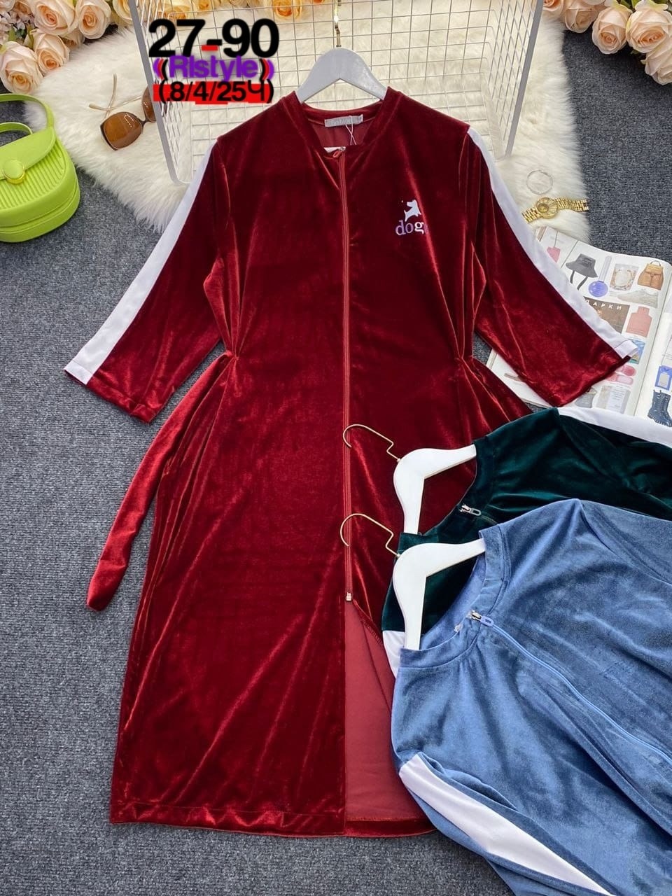 халат женский домашний велюровый на молнии,халат велюр росита,велюровый халат женский,халат теплый велюровый,велюровый халат