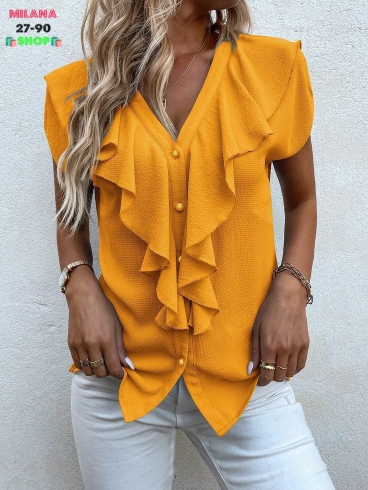 блузка с оборками,женская блуза,блузка женская,повседневная блузка,женская блузка рубашка