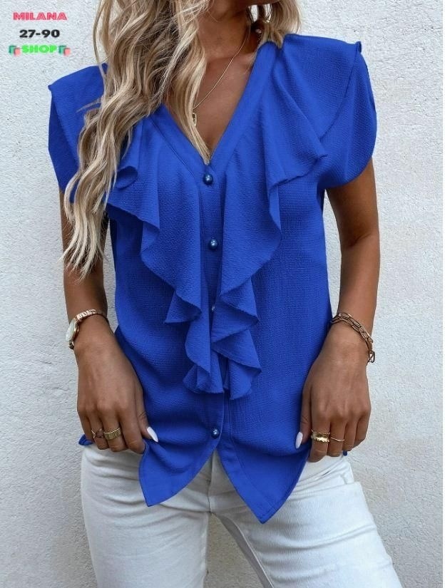 блузка с оборками,женская блуза,блузка женская,повседневная блузка,женская блузка рубашка