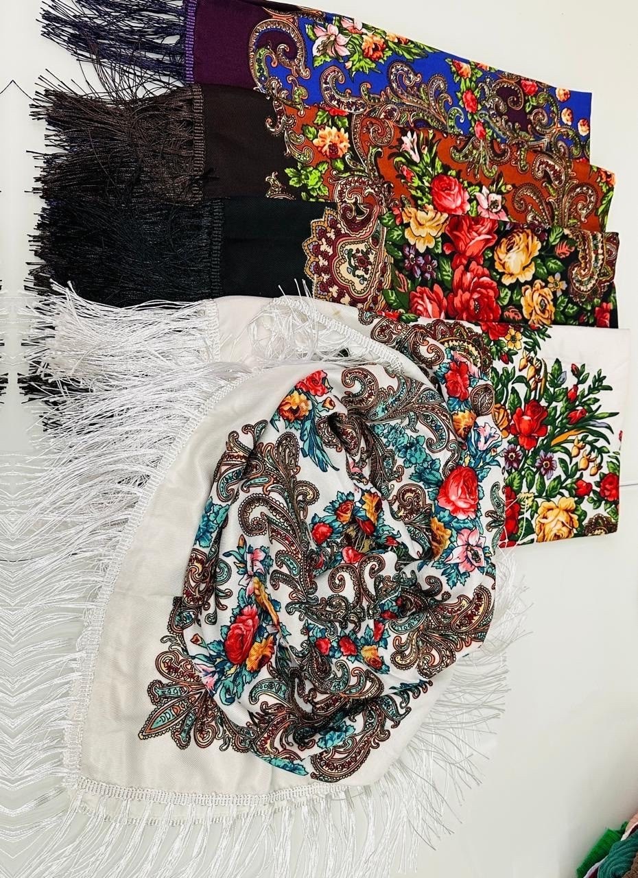 платки павлопосадские,платки павловопосадские,женский платок,павлопосадский платок,новинки платок