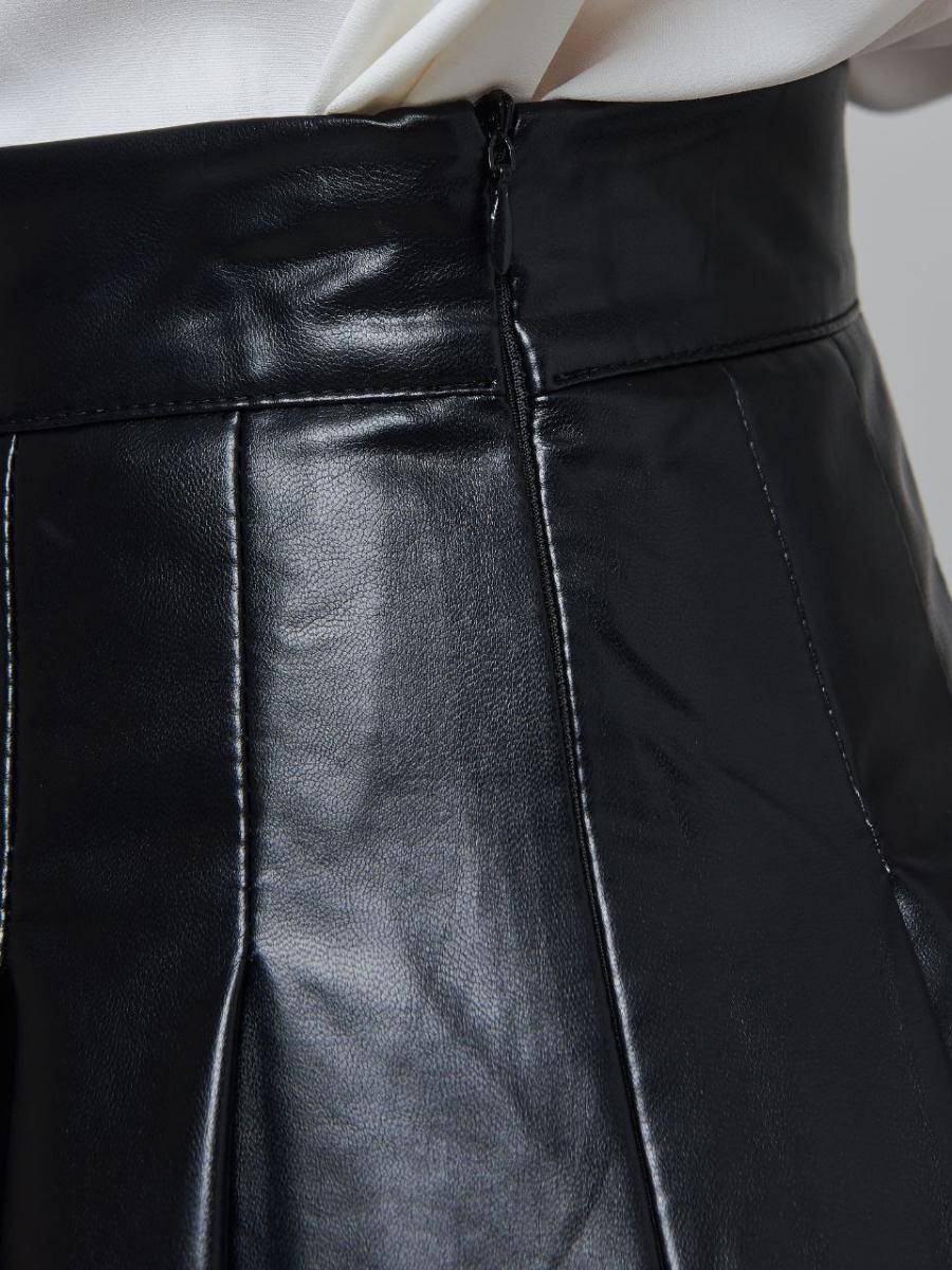 кожаная юбка,юбки женские,юбка из искусственной кожи,юбке,фасоны юбки