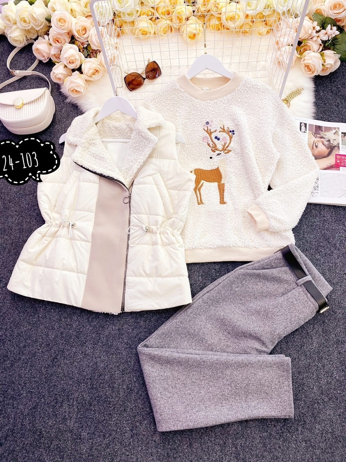 женский костюм тройка,костюм тройка кашемир,комплект жилетка,женские костюмы,трикотажные костюмы