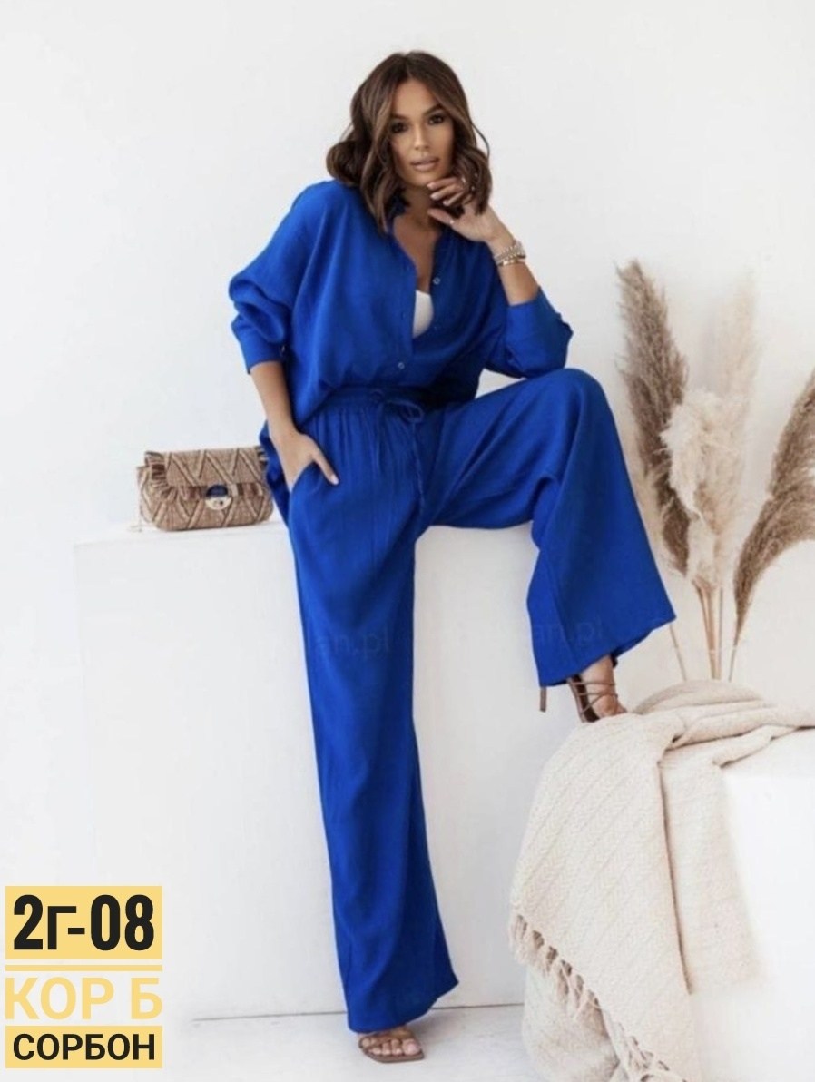 костюмы брючные,стильные костюмы,костюм с брюками,костюм с брюками палаццо женский синий,костюмы женские брючные