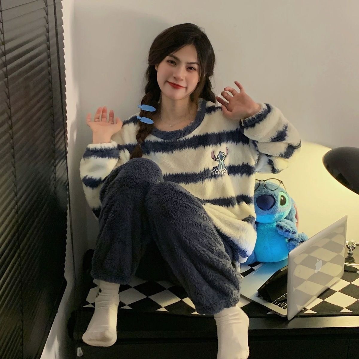 теплая пижама,женский пижама,комплект пижама,пижамы для женщин,зимняя пижама