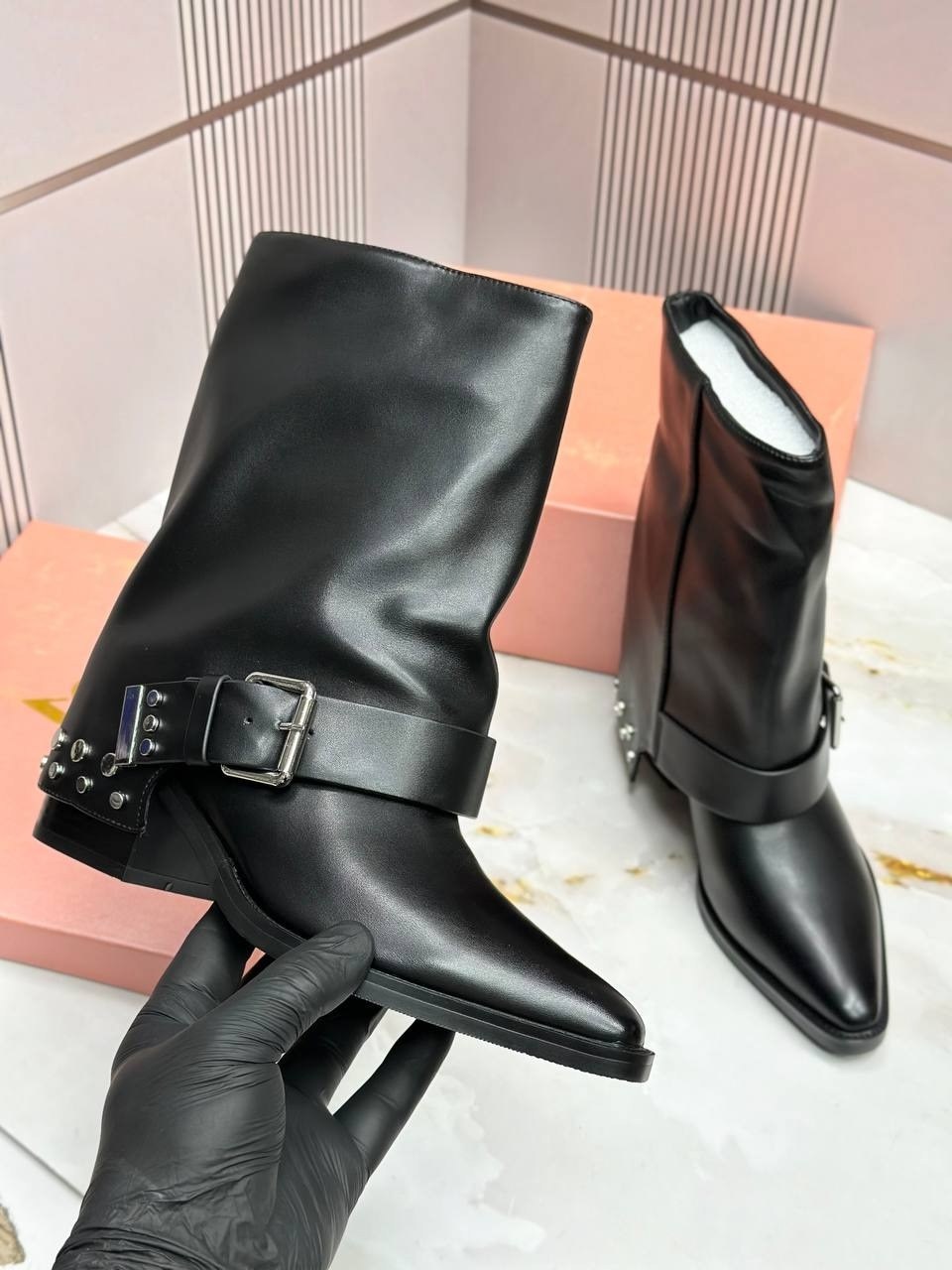 ,полусапоги, женская,кожаные сапоги,сапог женский