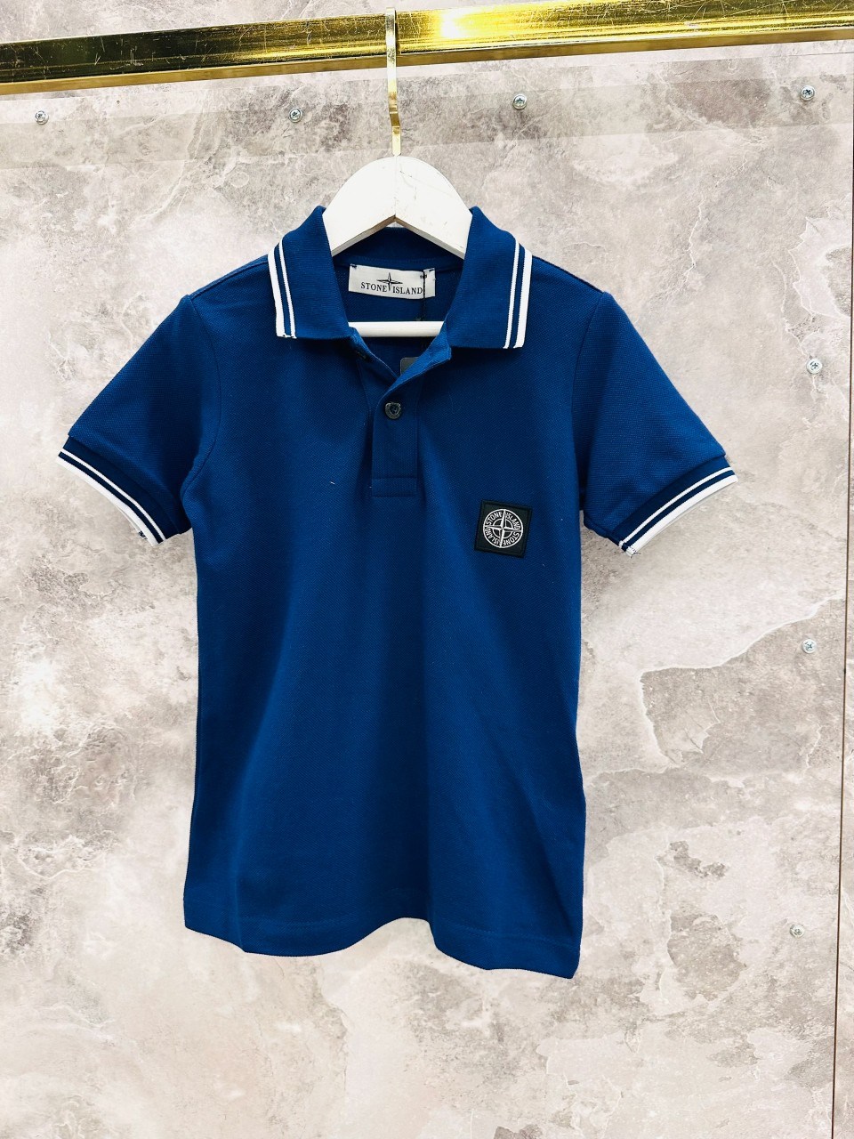 поло stone island,stone island junior,stone island,поло стон айленд синяя,поло с