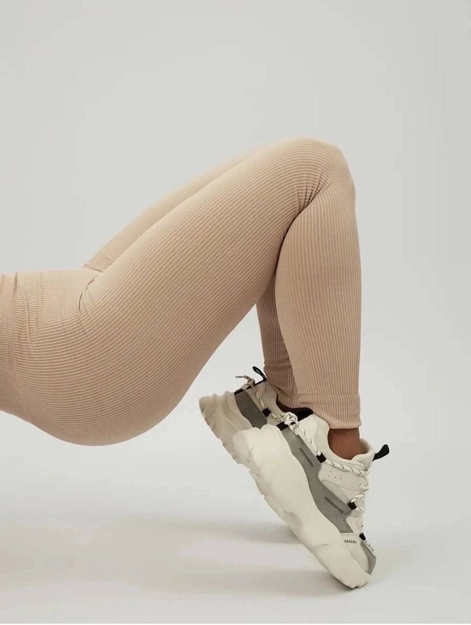 серые легинсы в рубчик,лосины женские,бесшовные легинсы в рубчик,леггинсы в рубчик,лосины в рубчик