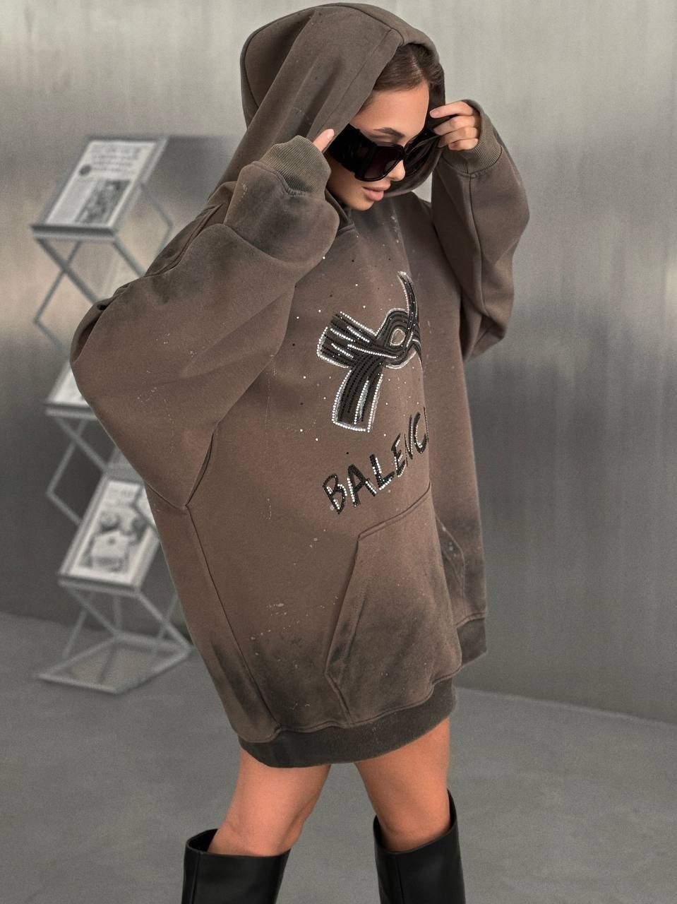 оверсайз толстовка,худи оверсайз,модная толстовка,толстовка в стиле,свитшот женская