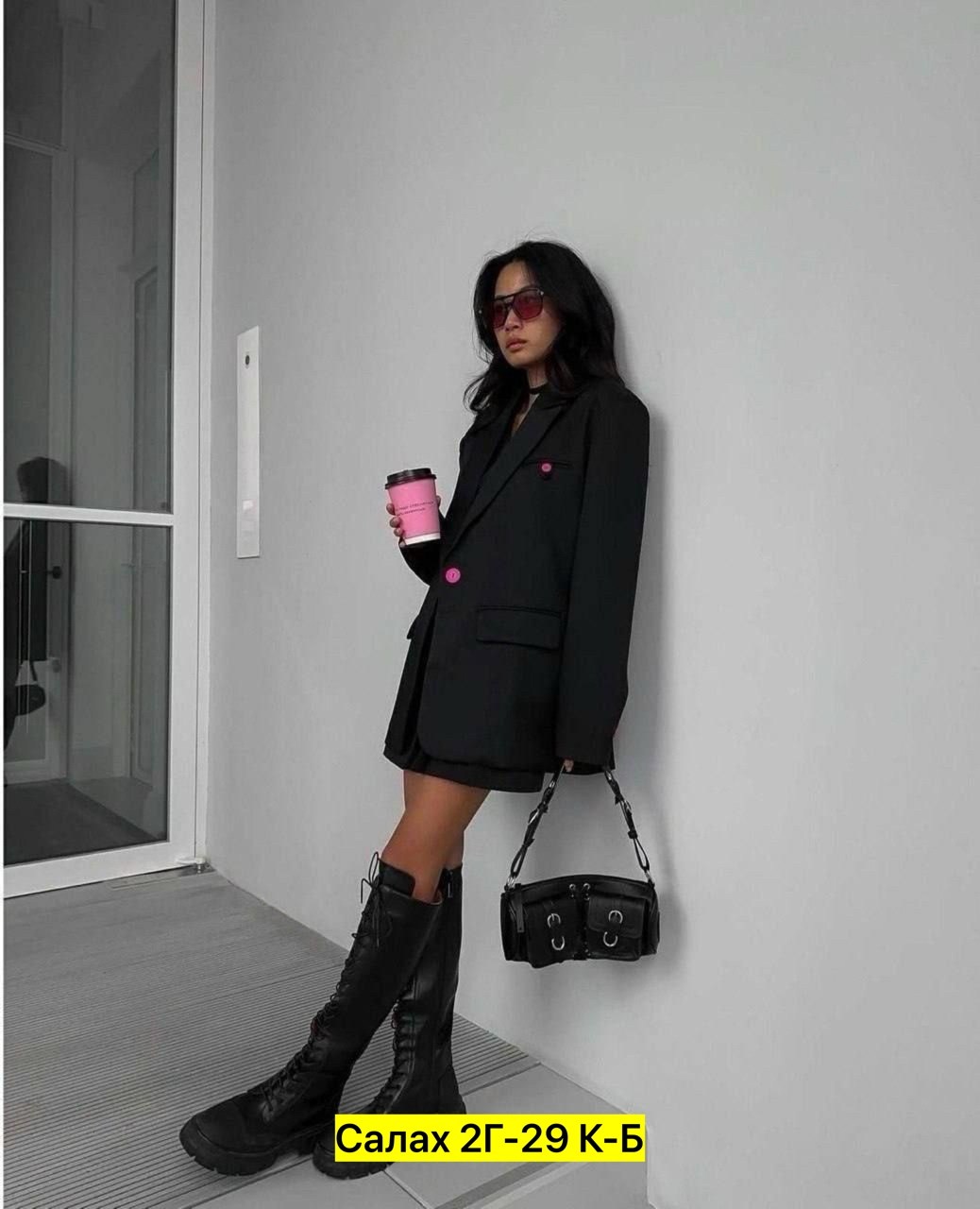 женские сапоги,модные образы, ,женский костюм двойка